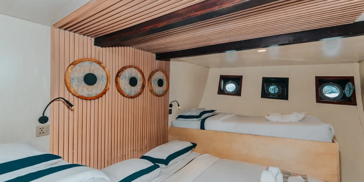 Tara Phinisi Cruise Boat Charter | Tara Sharing Cabin 4 | Komodo Luxury