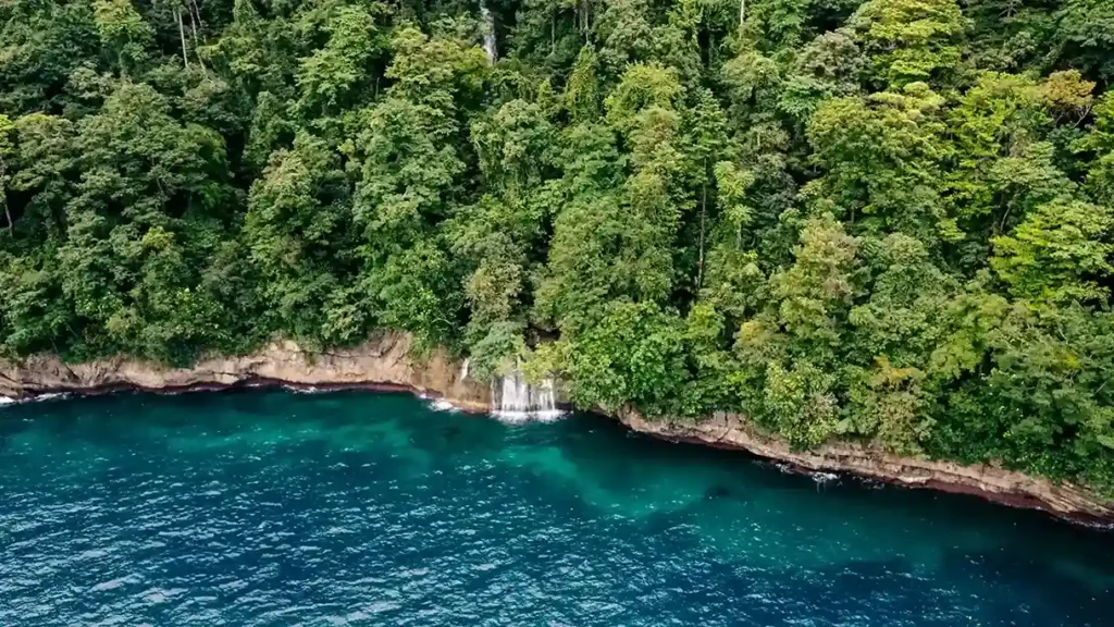 Kiti Kiti Waterfall in Triton Bay | Triton Bay Kaimana Tour | Komodo Luxury