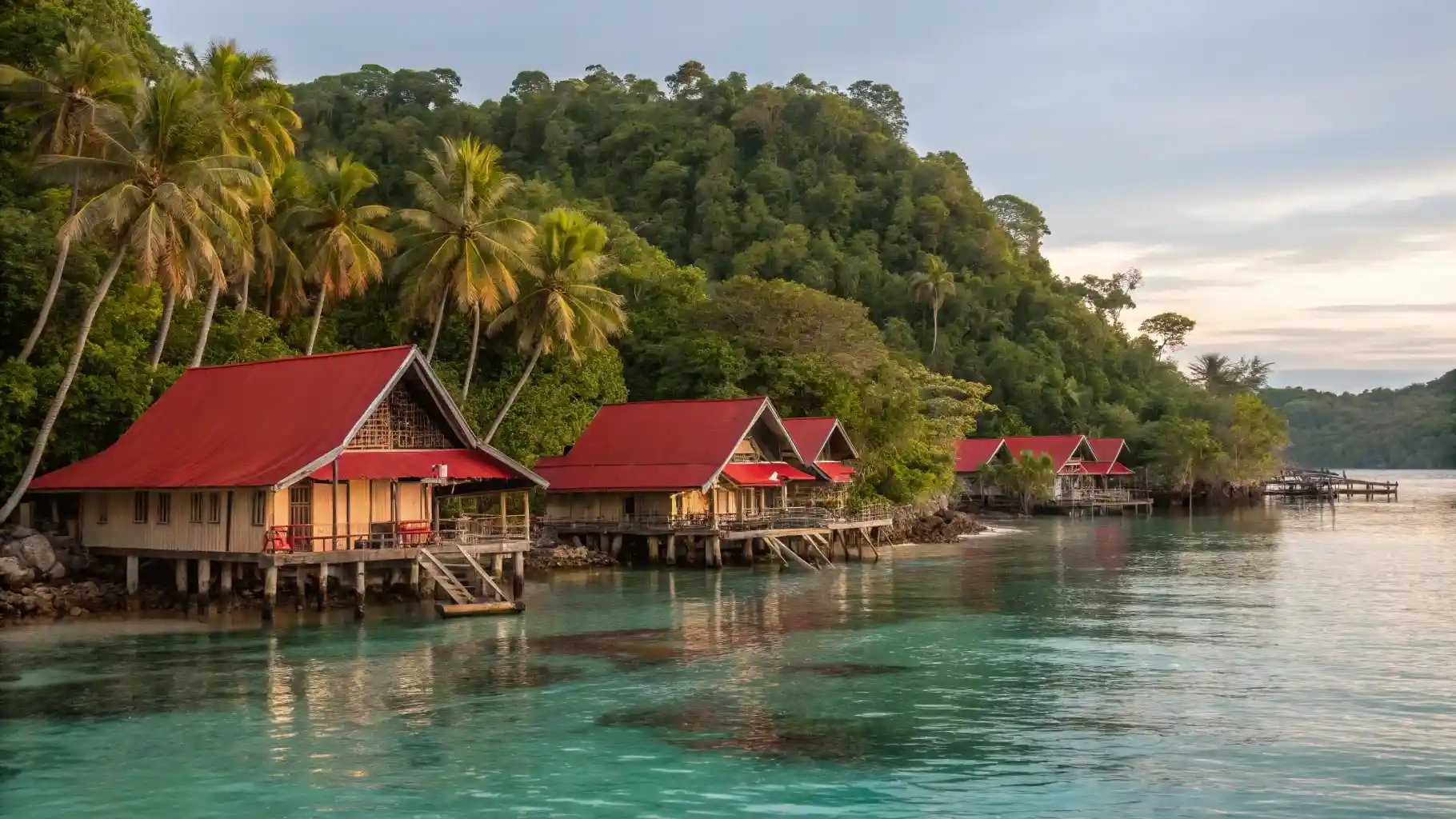 Village &amp; Evening Bay