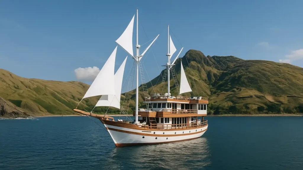 Kayra Phinisi Yacht Exterior | Boat Charter |Komodo Luxury_