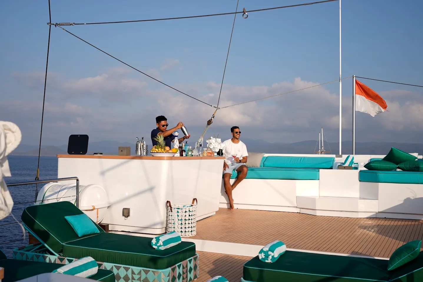 Mini Bar Kayra Phinisi | Kayra Phinisi Boat Charter | Komodo Luxury