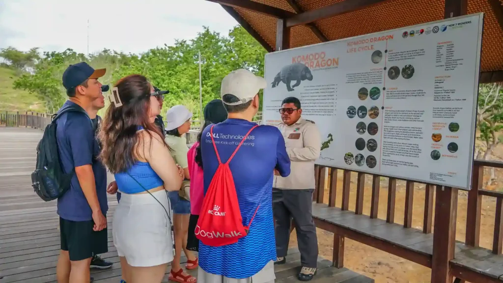 Tourists with Ranger at Komodo National Park | Komodo Island Tour | Komodo Luxury