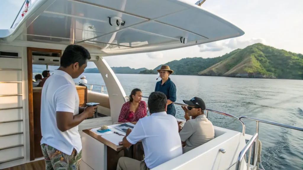 Communication with the Crew on a Yacht | Komodo Luxury