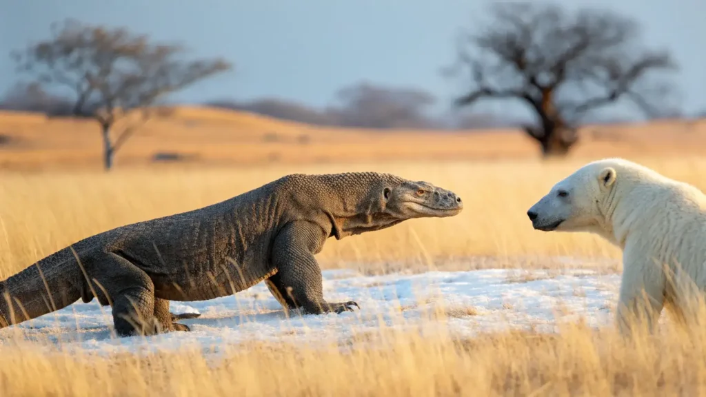 Komodo Dragon vs Polar Bear | Komodo Dragon vs | Komodo Island Boat Tour | Komodo Luxury