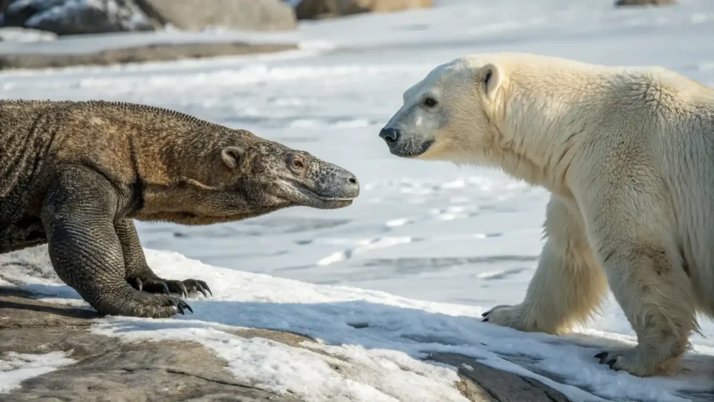 Komodo Dragon vs Polar Bear | Komodo Dragon vs | Komodo Island Boat Tour | Komodo Luxury