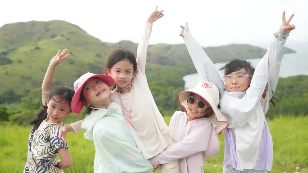 Kids Enjoying Hiking Moment at Komodo | Komodo Island Tour | Komodo Luxury