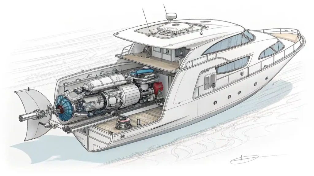 Propulsion System | Key Components of Boat Design | Boat Design Service | Komodo Luxury