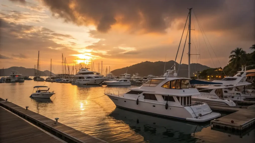 Boats in Harbor | Boat for Sale Services | Komodo Luxury