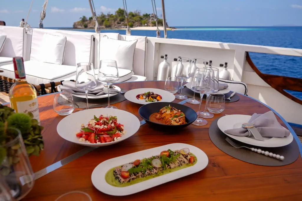 Culiner Experience on Kayra Phinisi Yacht | Kayra Boat Charter | Komodo Luxury