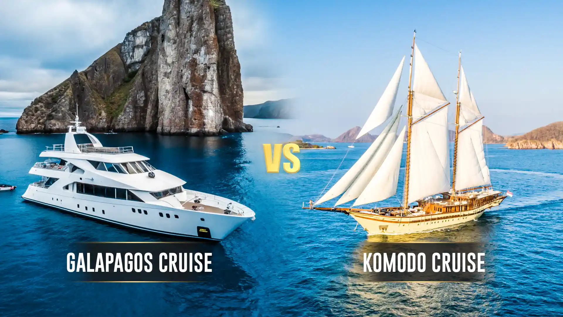 Galapagos Cruise vs Komodo Cruise | Komodo Island Tour | Komodo Luxury