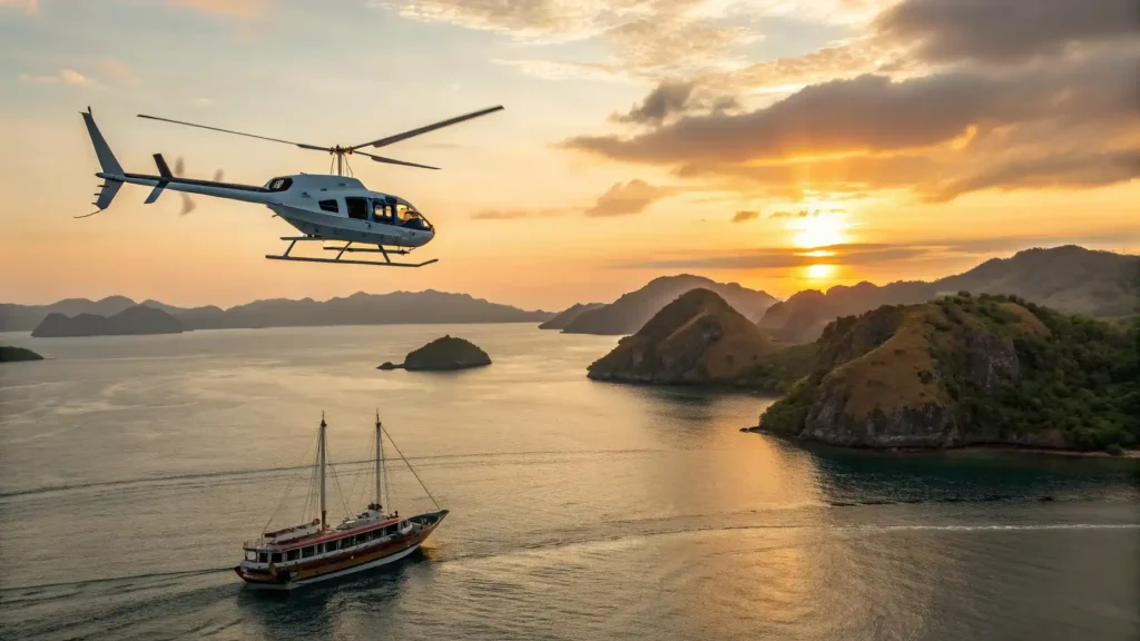 Heli Tour vs Sailing Komodo | Komodo Luxury