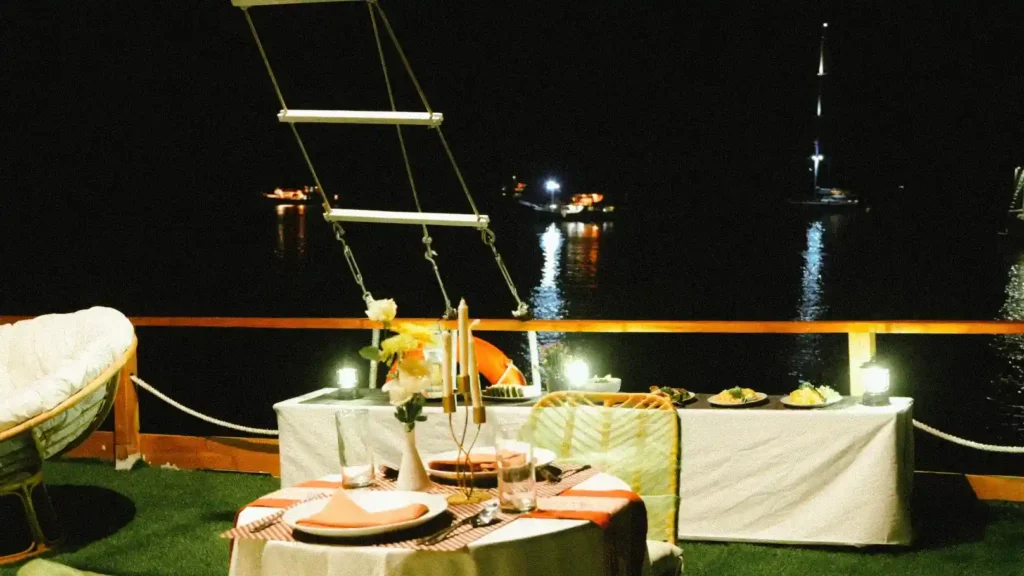 Stargazing on Deck | Honeymoon Yacht Charters in Indonesia | Komodo Luxury