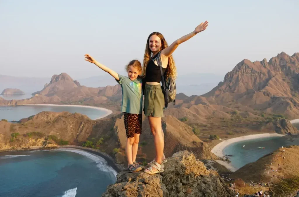 Guests on Top of Padar Island | Momment With Komodo Luxury | Komodo Tour