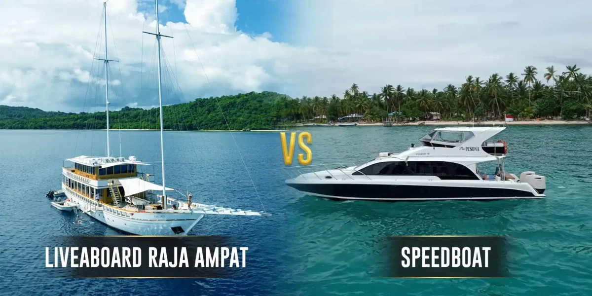 Liveaboard vs Speedboat Raja Ampat | Komodo Luxury