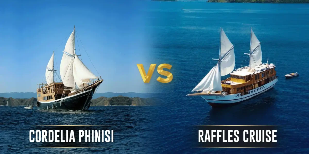 Cordelia Phinisi vs Raffles Cruise: Comparing Two Premium Liveaboards in Komodo