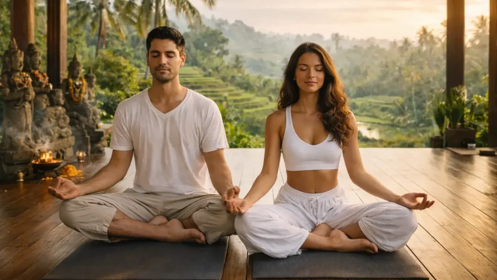 Couple Yoga in Bali | Bali Premium Trip | Komodo Luxury