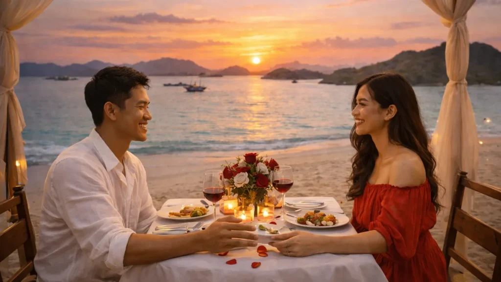 Intimate Dining Valentine Proposal in Komodo | Komodo Island tour | Komodo Luxury