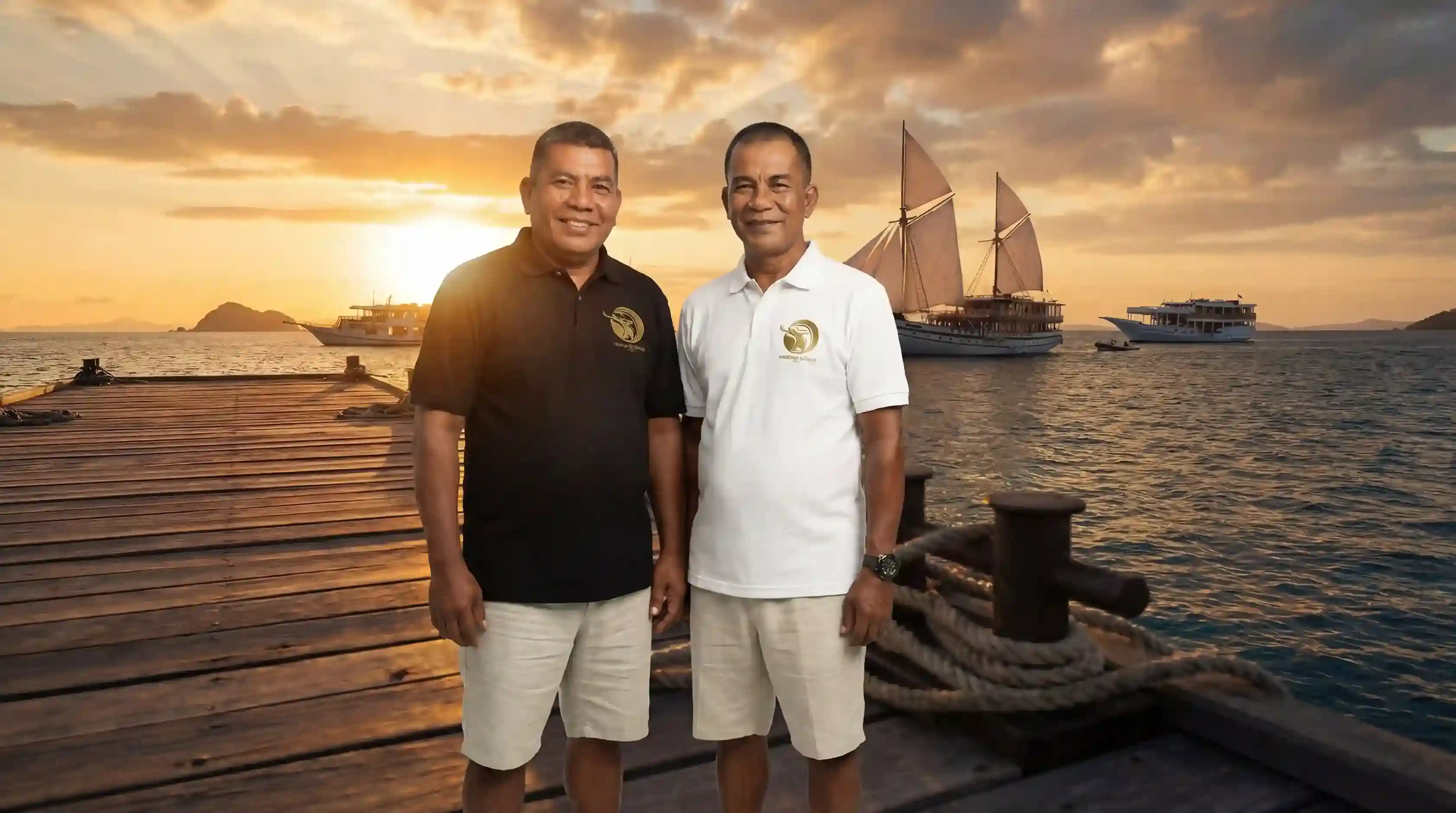 Komodo Luxury's captains | Komodo Island Tour | Komodo Luxury