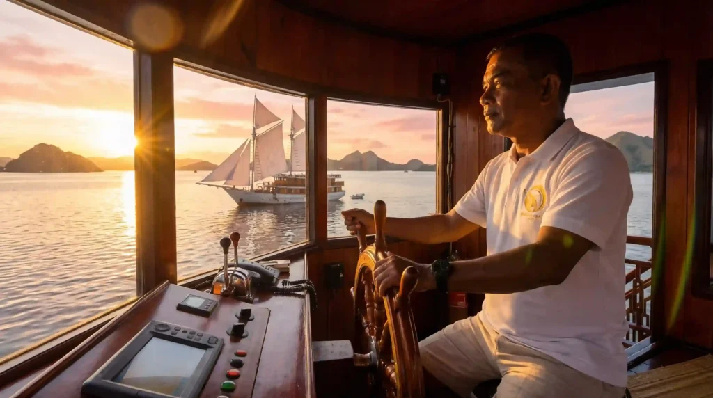 Komodo Luxury's captains | Komodo Island Tour | Komodo Luxury