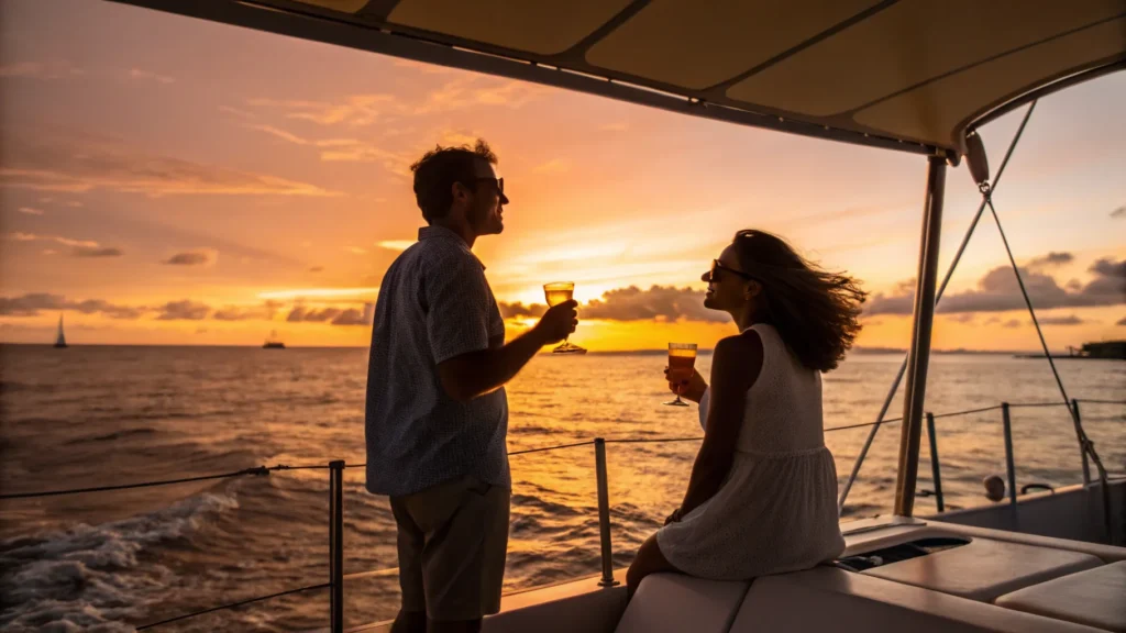 Enjoying sunset moment in Komodo | Komodo Island tour | Komodo Luxury