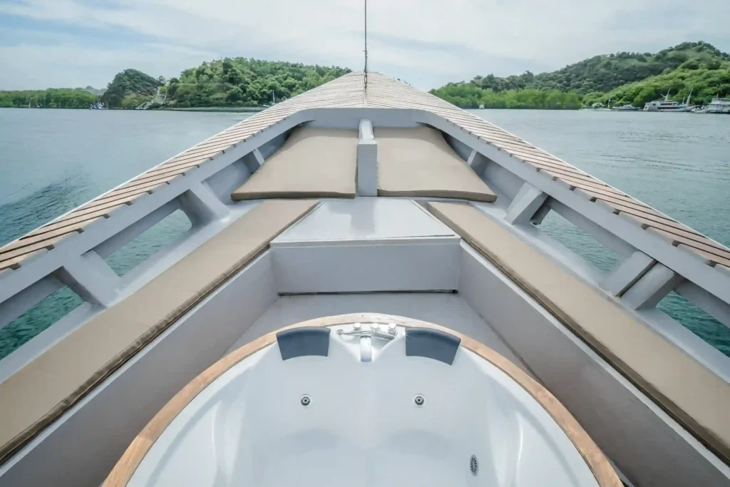 Sundeck Area | Ahsana Phinisi Boat Charter | Komodo Luxury