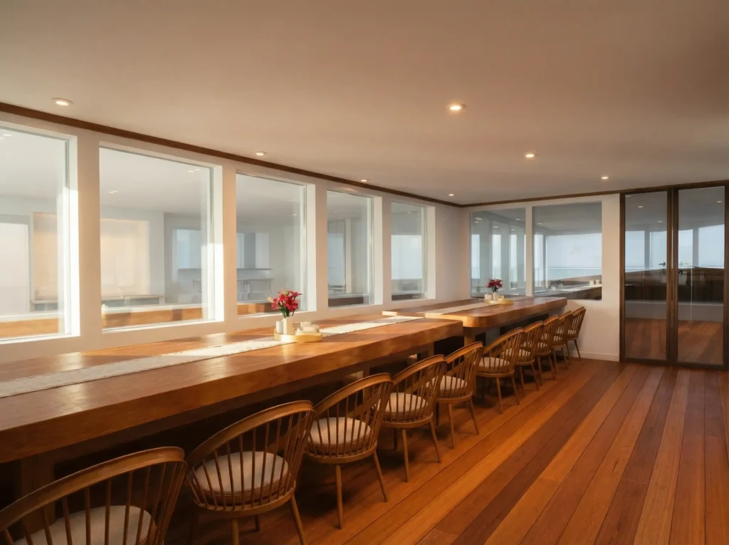 Dining Area | Aura Suci Liveaboard Boat Charter | Komodo Luxury