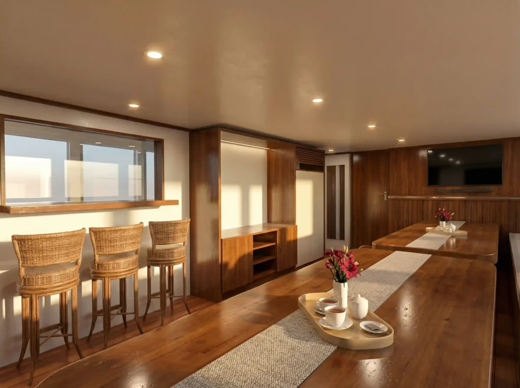 Karaoke & Entertainment Facilities | Aura Suci Liveaboard Boat Charter | Komodo Luxury