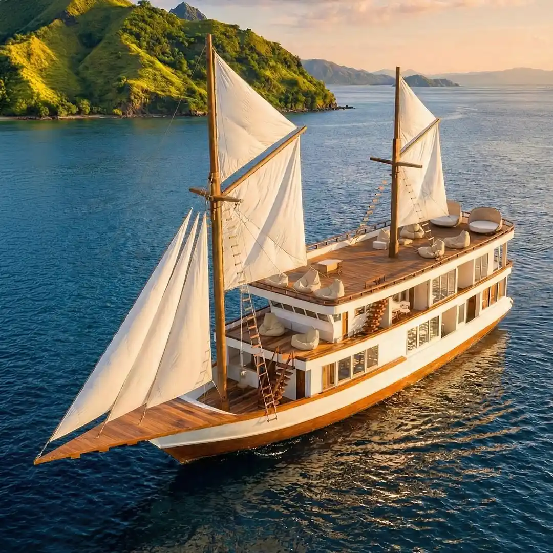 Aura Suci Liveaboard Exterior | Komodo Luxury