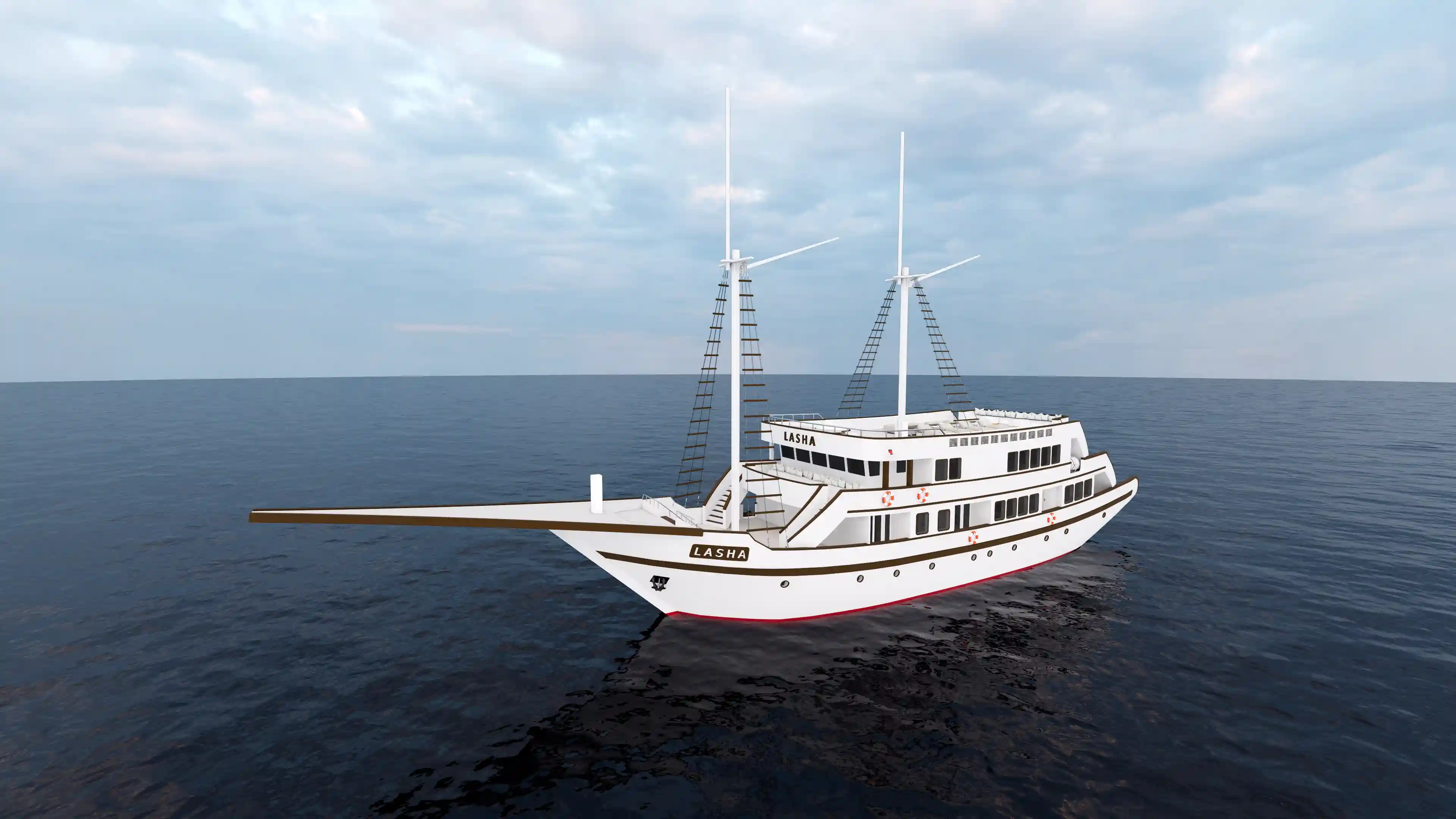 Lasha Cruise Phinisi Exterior | Komodo Luxury