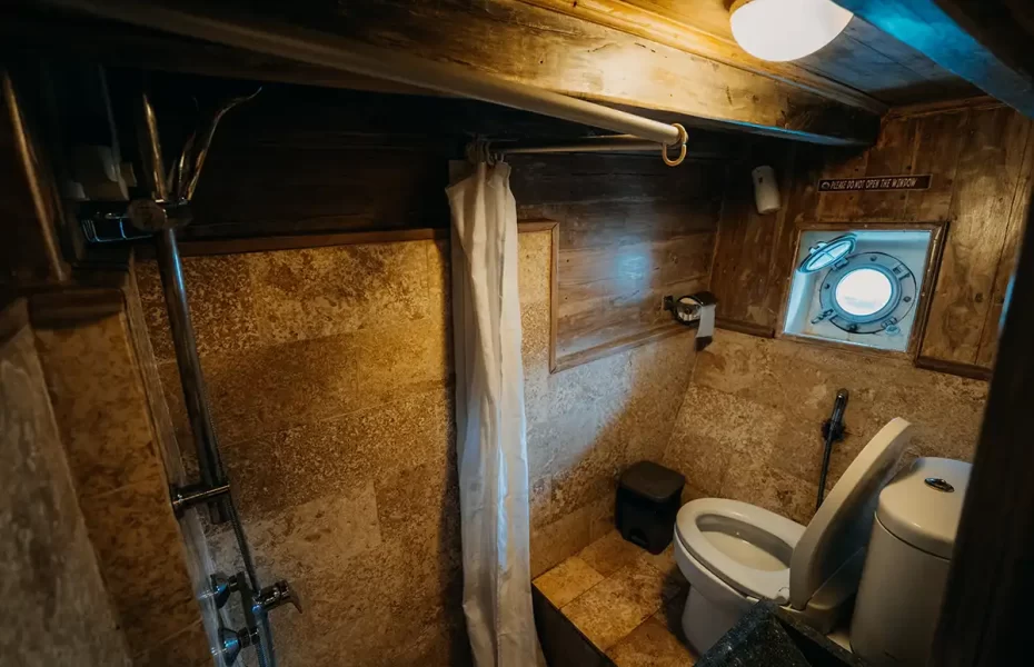 Cajoma 4 - Cabin No 2 Lower Deck Bathroom 2